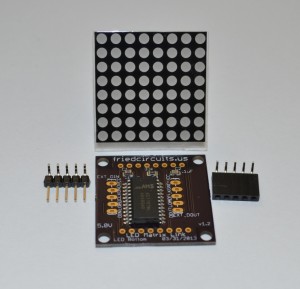 Included parts with LED Matrix Link